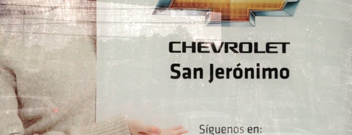 Chevrolet San Jeronimo is one of Locais curtidos por Jose Felipe.
