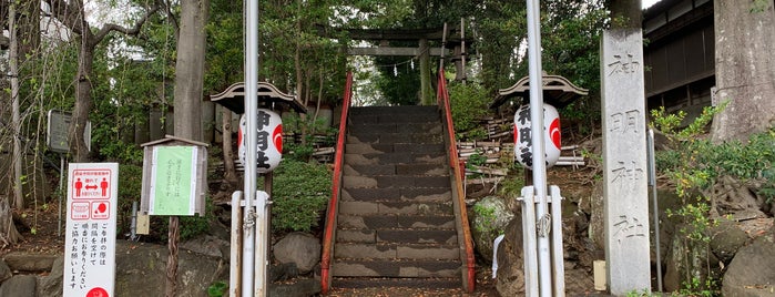 牟礼神明社 is one of Mitaka-shi (三鷹市), Tokyo.