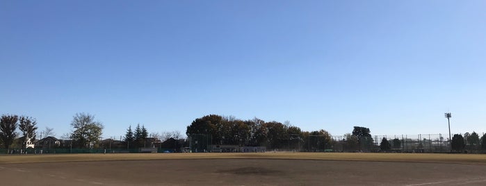野球ソフトボール場 is one of 武蔵野森の公園.