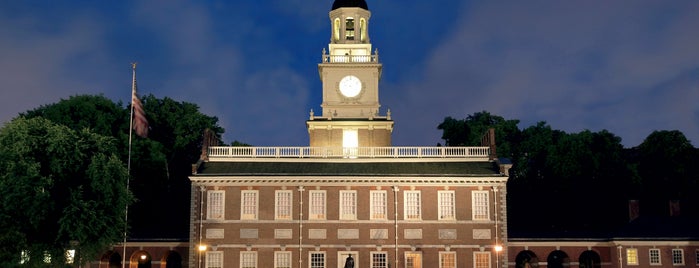 Independence Hall is one of Historic Philadelphia.