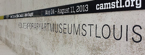 Contemporary Art Museum St. Louis is one of 2017 City Guide: Saint Louis.