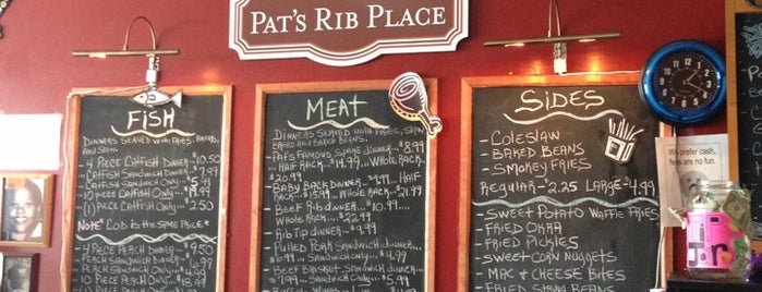 Pat's Rib Place is one of Locais curtidos por Joel.