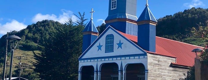 Iglesia Nuestra Señora del Patrocinio de Tenaún is one of Iglesias patrimoniales de Chiloe.