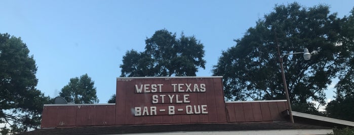 West Texas BBQ is one of Lumberton eats.