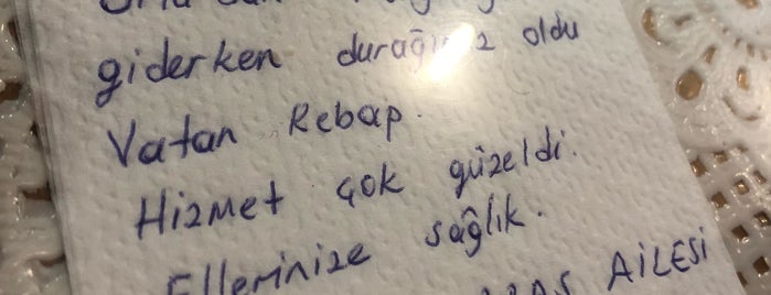 Vatan Cağ Kebep is one of Kebap, Lahmacun, Doner vb..