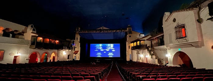The Arlington Theatre is one of Santa Barbara On Stage.