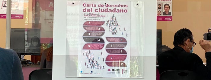 INE: Instituto Nacional Electoral is one of Crucio en'in Beğendiği Mekanlar.