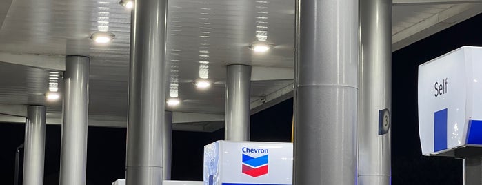 Chevron is one of Check in here MORE!!!!.