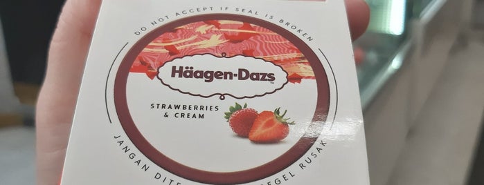 Häagen-Dazs is one of Just Desserts Badge.