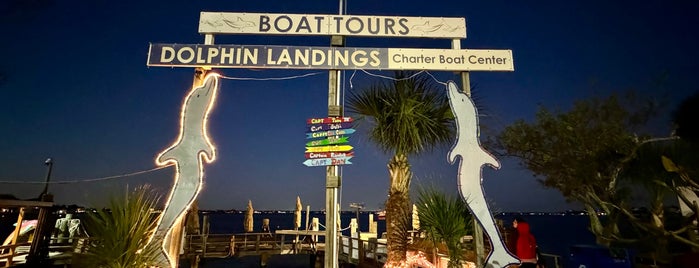 Dolphin Landings Charter Boat Center is one of St Pete❤️🌅.