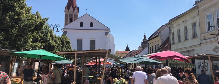 Trhovisko Dominikánske námestie is one of Košice.