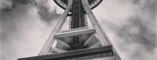 Space Needle is one of Sleepless, Hiking and the City of Glass.