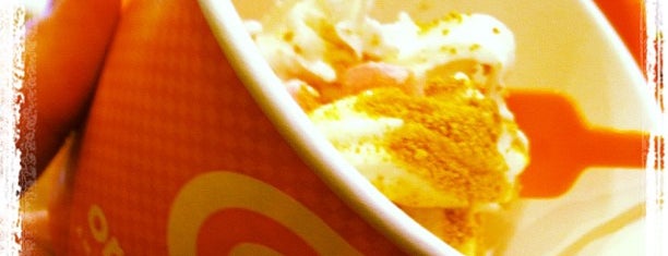 Orange Leaf Frozen Yogurt is one of Lugares favoritos de Scott.