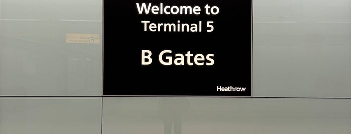 Terminal 5B is one of London.