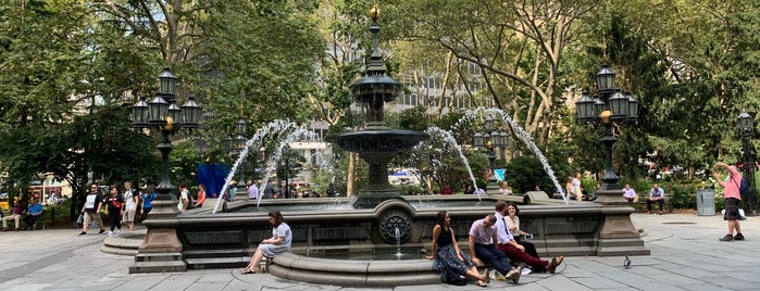 City Hall Park is one of The Great Outdoors in NY.