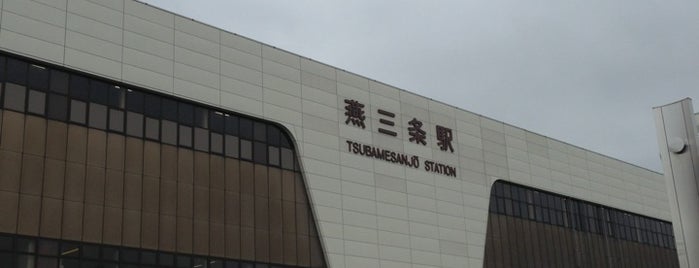 Tsubame-Sanjō Station is one of 新幹線が停まる駅.