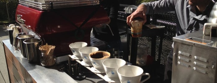 Blue Bottle Cart is one of NY Espresso.