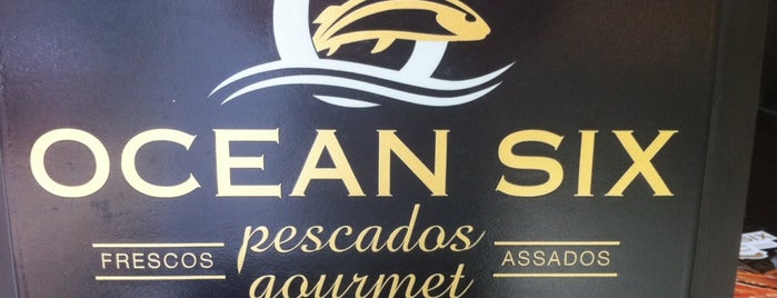 Ocean Six Peixaria is one of Restaurantes.