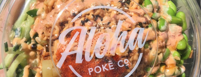 Aloha Poke Co is one of America's 10 Hottest Hawaiian Restaurants.