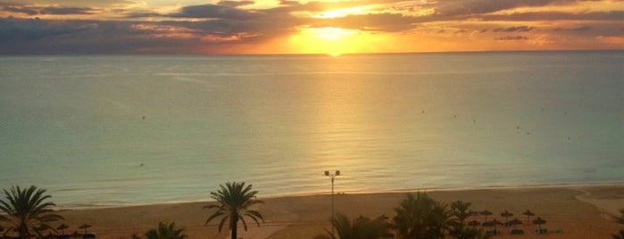 Cala Millor Beach is one of Majorca, Spain.