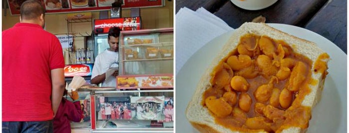 A Taste Of India is one of The Durban Bunny Chow list.