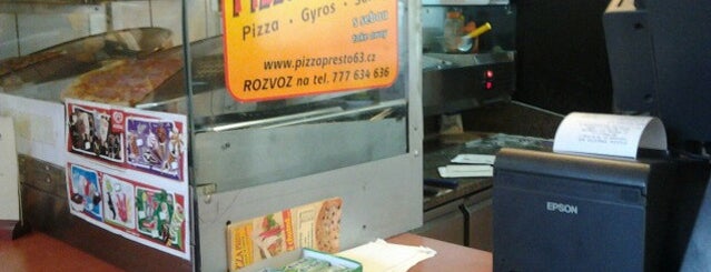 Pizza presto is one of Fast Food Vinohrady.