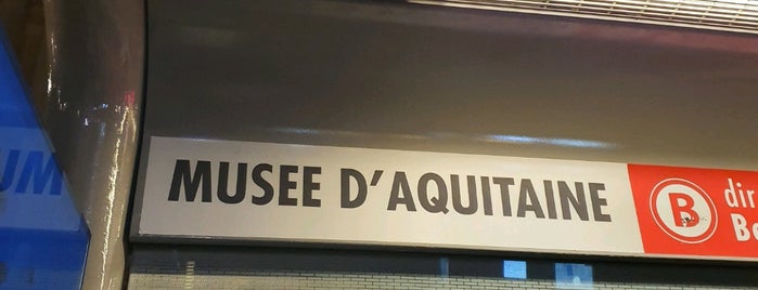 Station Musée d'Aquitaine Ⓑ is one of To Try - Elsewhere24.