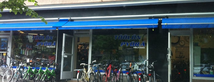 Töölön Pyörä is one of Bike shops, service & accessories in Helsinki area.