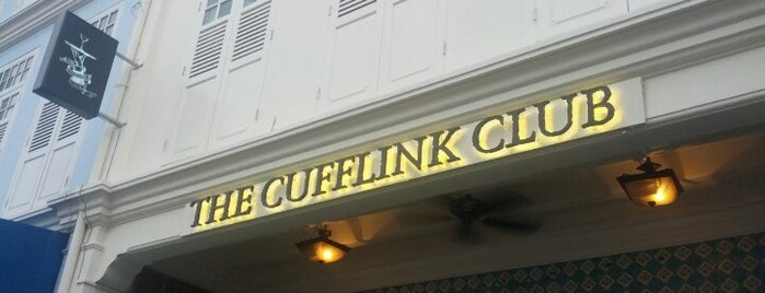 The Cufflink Club is one of SG drinks.