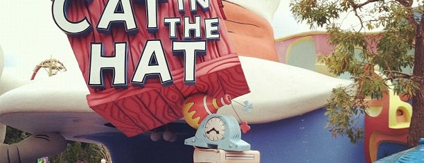 The Cat in the Hat is one of Disney World/Islands of Adventure.