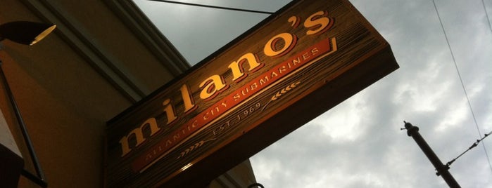 Milano’s Pizza, Subs & Taps is one of Orte, die Mark gefallen.