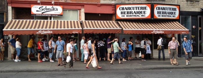 Schwartz's Montreal Hebrew Delicatessen is one of Guide to Montreal's best spots.