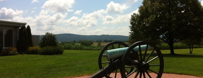 Antietam National Battlefield is one of places to ride to.