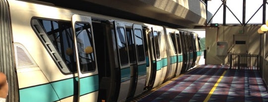 Contemporary Monorail Station is one of Best Of DizKnee.