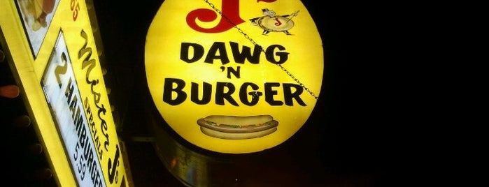 Mr. J's Dawg & Burger is one of Favorite places to grab food after 2a.