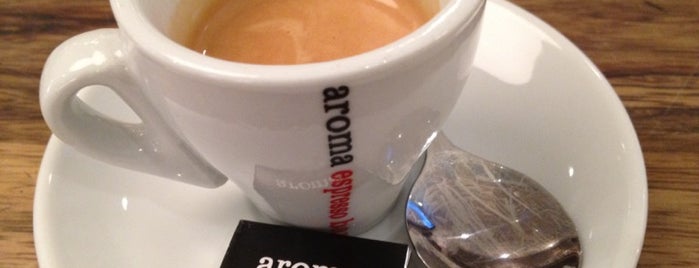 Aroma Espresso Bar is one of Best Coffee in NYC.