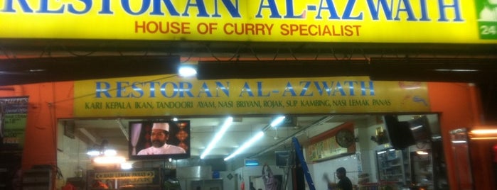 Restoran Al-Azwath is one of Tempat yang Disimpan ꌅꁲꉣꂑꌚꁴꁲ꒒.