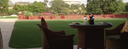 Rambagh Palace Hotel is one of Jaipur Tourist Circuit.