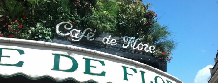 Café de Flore is one of Paris, mon Amour.