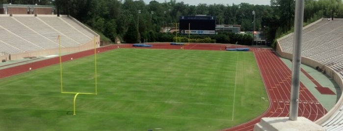 Brooks Field at Wallace Wade Stadium is one of Orientation Week Locations.