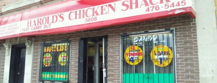 Harold's Chicken Shack is one of Tempat yang Disimpan Yvonne.