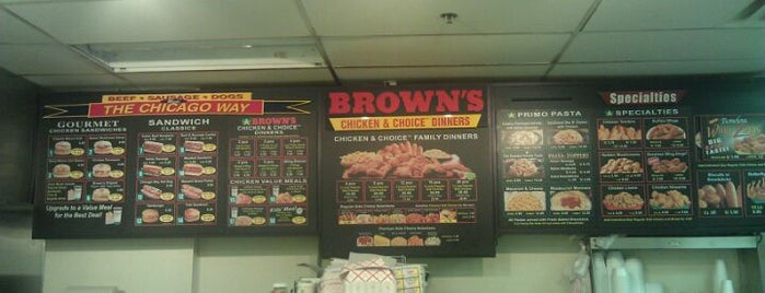 Brown's Chicken is one of The Burbs.