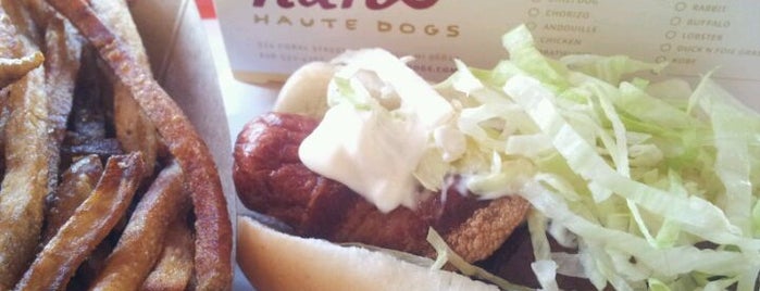 Hank's Haute Dogs is one of Hot Dogs - Better Than A Steak At The Ritz.