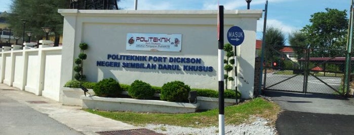 Politeknik Port Dickson is one of Learning Centres, MY #1.