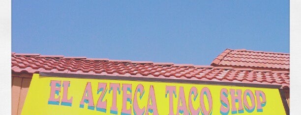 El Azteca Taco Shop is one of East San Diego County: Taco Shops & Mexican Food.