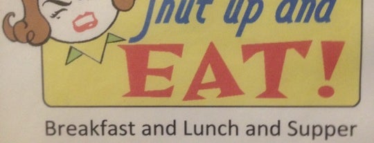 Shut Up And Eat is one of Gespeicherte Orte von Lizzie.