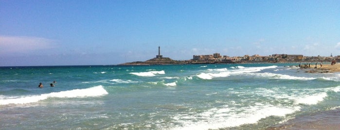 Playa de las Amoladeras is one of Playas de La Manga y Cabo de Palos.