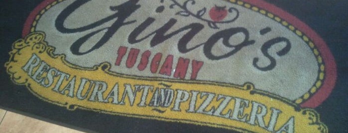 Gino's Tuscany Restaurant And Pizzeria is one of Tempat yang Disukai seth.