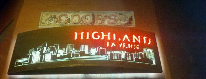 Highland Tavern is one of The hood.