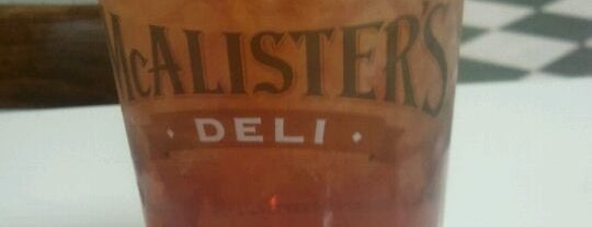 McAlister's Deli is one of Great Places to Eat.